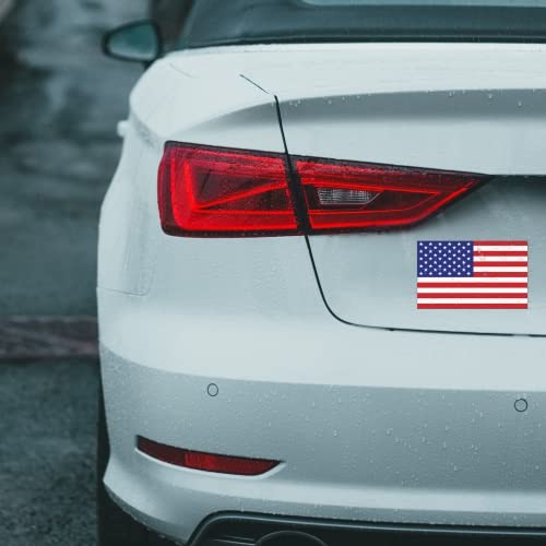 Magnet Me Up American Flag Magnet Decal, 4X6 Inches, 5 Pack, Red White And Blue, Heavy Duty Automotive Magnet For Car Truck Suv