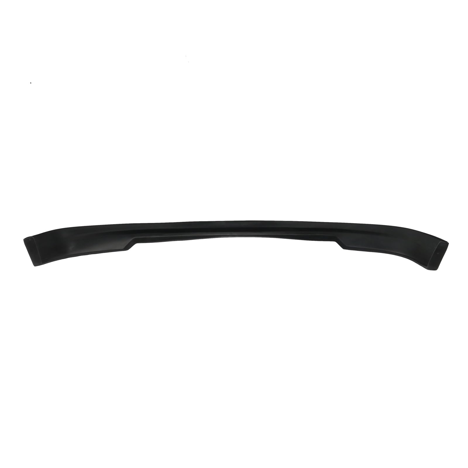 IKON MOTORSPORTS Rear Bumper Lip for 1996-2000 Honda Civic Hatchback, Polyurethane, Unpainted Black, T-R Style