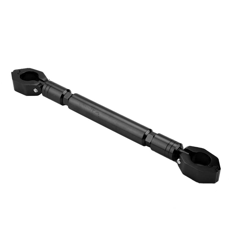 Aramox Motorcycle Balance Bar, Universal 22Mm Aluminum Alloy Cross Bar Handlebar Motorbike Reinforce Lever Accessories (Black)