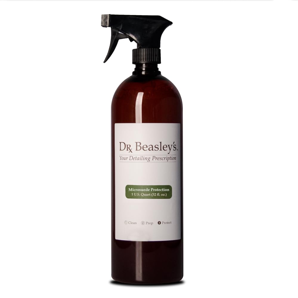 Dr. Beasley'S I34D32 Microsuede Protection - 32 Oz, Preserves Look And Feel Of Fabric, Instant Bonding Coating, 2+ Years Of Prot
