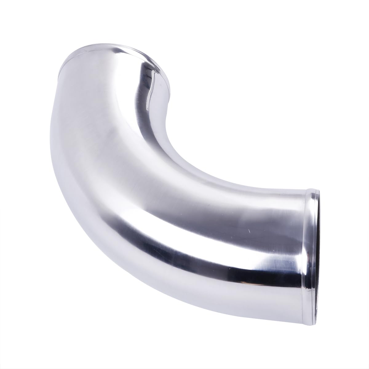 ZAP Performance Aluminum Pipe Tube Intercooler Hose 90 Degree OD102mm(4), 6061 Aluminu Air Intake Tube, Length 11.8 (300mm), Thi