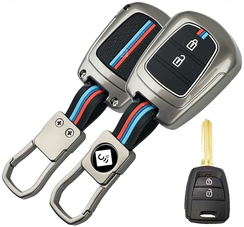 Shopoflux Metal Key Cover Compatible With I10 Grand | Santro | Eon (Pack Of 1),Black