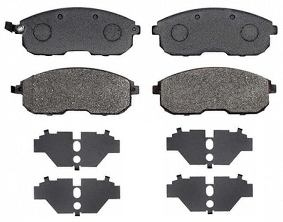 Trq Front Brake Pad & Rotor Kit Brake Pads Brake Rotor Semi-Metallic Compatible With 1996-1999 Infiniti I30 1989-1999 Nissan Max