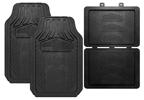 Plasticolor Dodge Weatherpro Floor Mats Set, PVC, Black, One Size, Model 001666R01