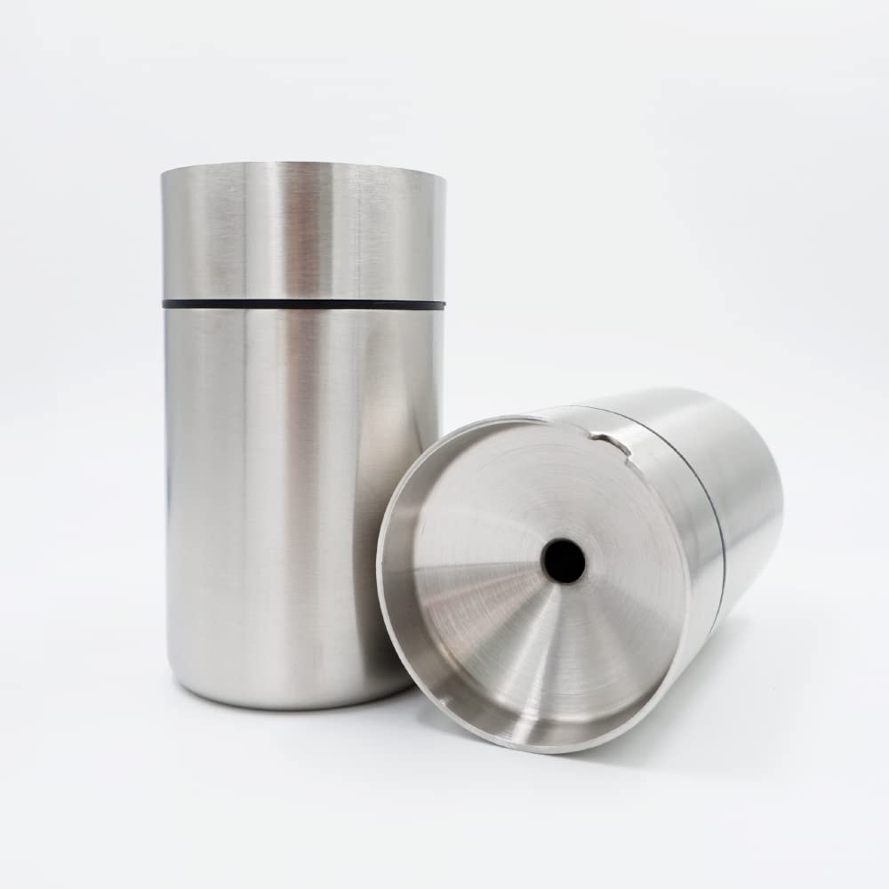 Jocha Car Ashtray With Lid Smell Proof Stainless Steel Portable Smokeless Detachable Windproof Self Extinguishing Butt Bucket As