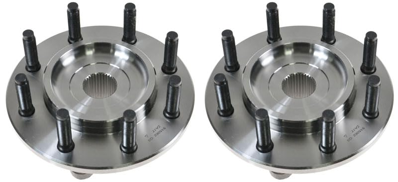 Trq Front Wheel Hub Bearings Assembly Set Compatible With 2000-2001 Dodge Ram 2500