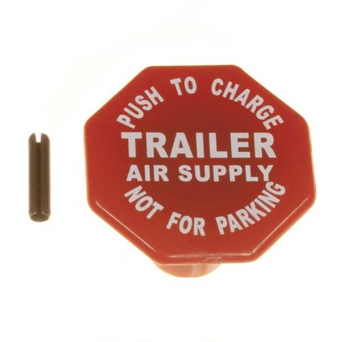 Dash Air Brake Control Knob With Roll Pin - Mv-3 Mv3 - Red Trailer