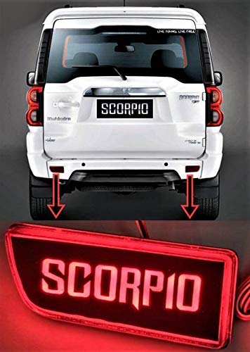 Ubh Profession Of Quality Car Reflector Lines Flowing Design Back Bumper Reflector Led Brake Reflector Light (Scorpio Type A)