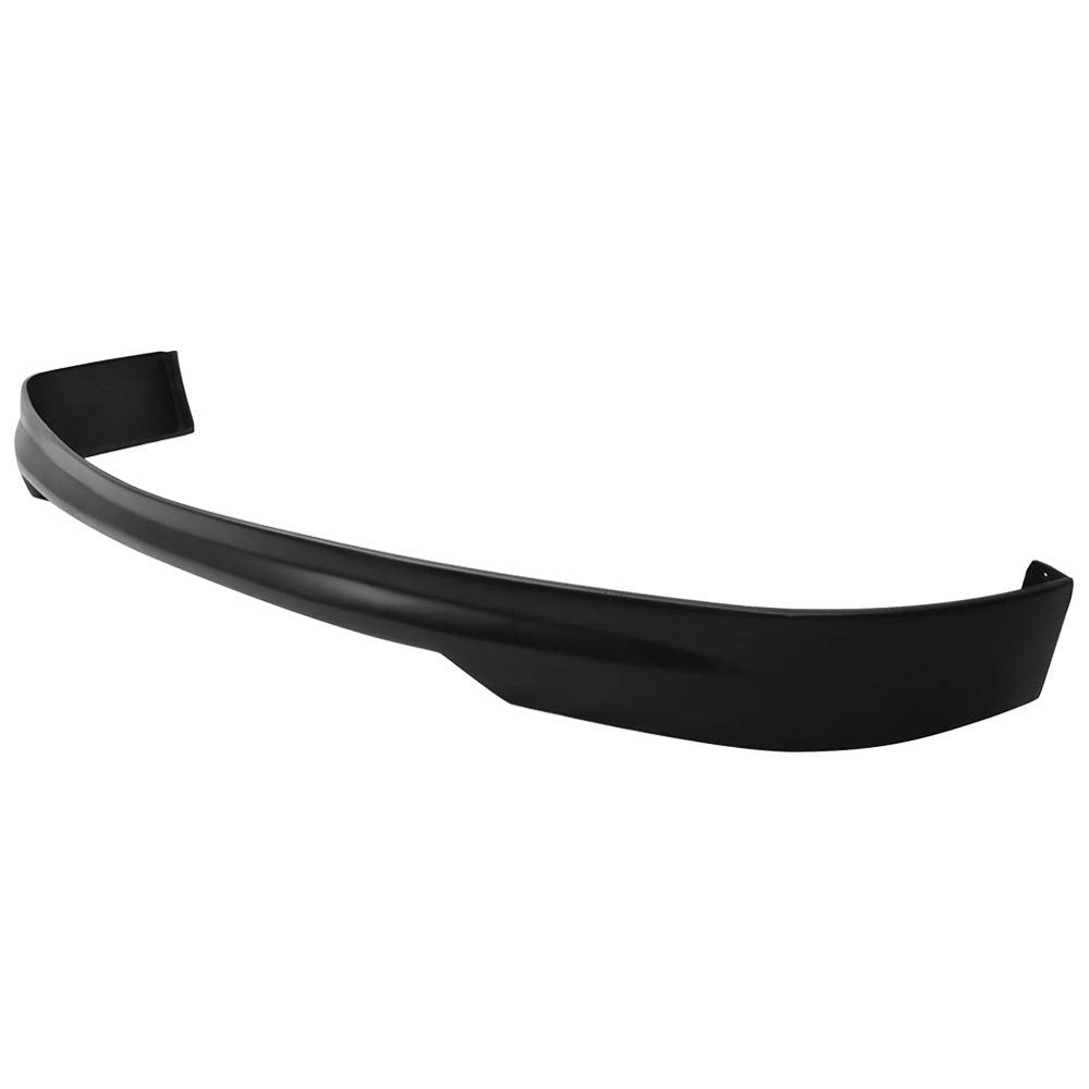 IKON MOTORSPORTS Rear Bumper Lip for 1996-2000 Honda Civic Hatchback, Polyurethane, Unpainted Black, T-R Style