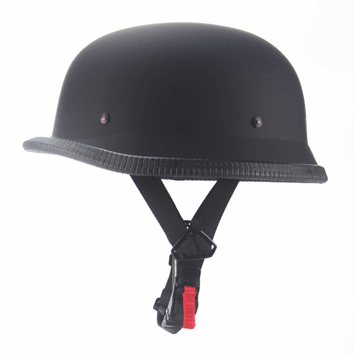 German Style Motorcycle Helmet,Adult Half Helmet Open Face Dot Approved, Motorcycle Cruiser Scooter Cool Helmet (Xx-Large, Matte
