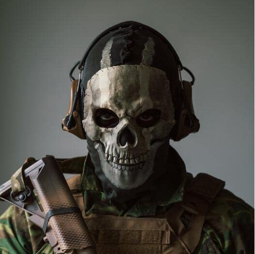 Ghost Skull Face Mask All Latex Unisex Windproof Ski Mask Motorcycle Face Masks