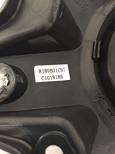 Ion Wheels C10181MB Black Wheel Center Cap - Durable Design for 8189B01CB7 Model