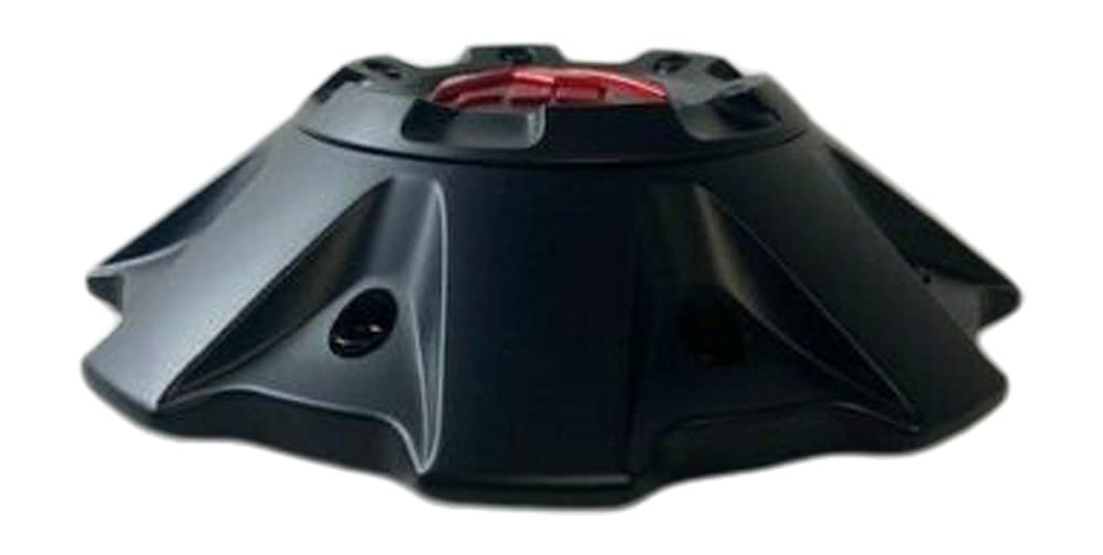 Fuel Off-Road 1001-63Mbq Matte Black With Red Logo Wheel Center Cap