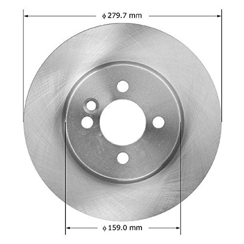 Bendix Premium Prt5926 Front Brake Rotor For Mini Cooper 2015-2007