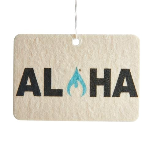 Ulu Lagoon Hanging Car Air Freshener | Tropical Beach Coconut Surf Wax Scent Mini Wave | Long Lasting Odor Eliminator For Car, C