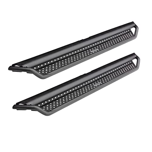 Go Rhino D14505T Dominator Xtreme D1 Side Steps With Rocker Panel Mounting Bracket Kit For Jeep 18 Wrangler Jk, Jeep 07-17 Wrangler