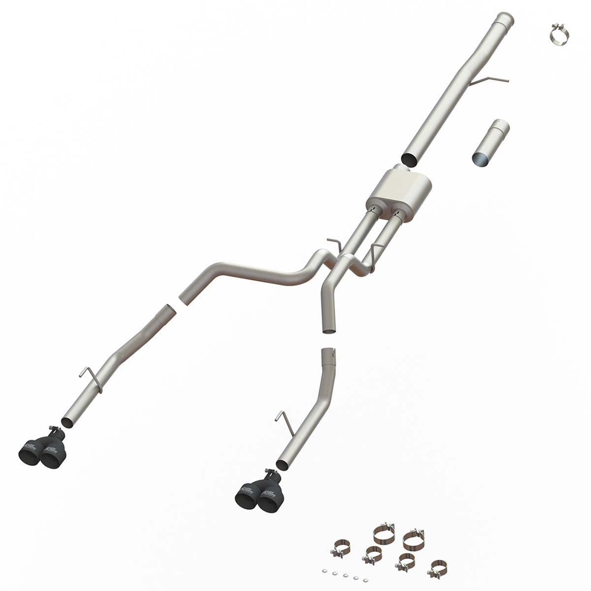 Maxflow Xtreme Cat Back Performance Exhaust System Silverado/Sierra 1500 2019, New Model & 2020-2021