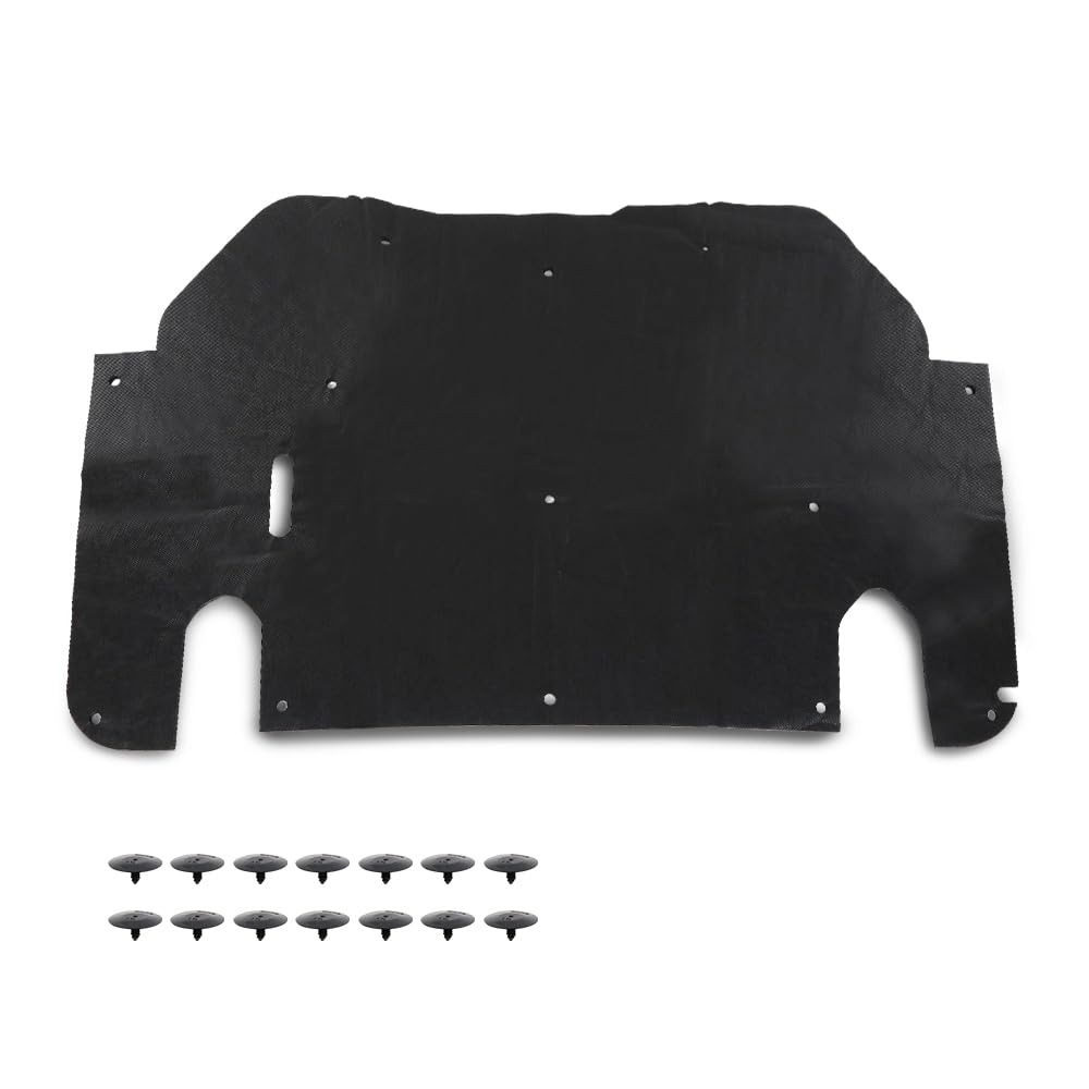 PIT66 Hood Insulation Pad 1/2 with Clips Compatible with Ford Ranger 1993-1997