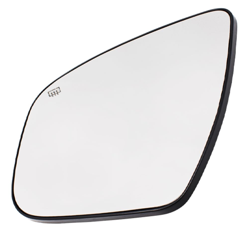 Brock Replacement Drivers Side View Mirror Glass & Base Heated Compatible with 15-17 Murano 14-18 Rogue 17-18 Pathfinder 963664B