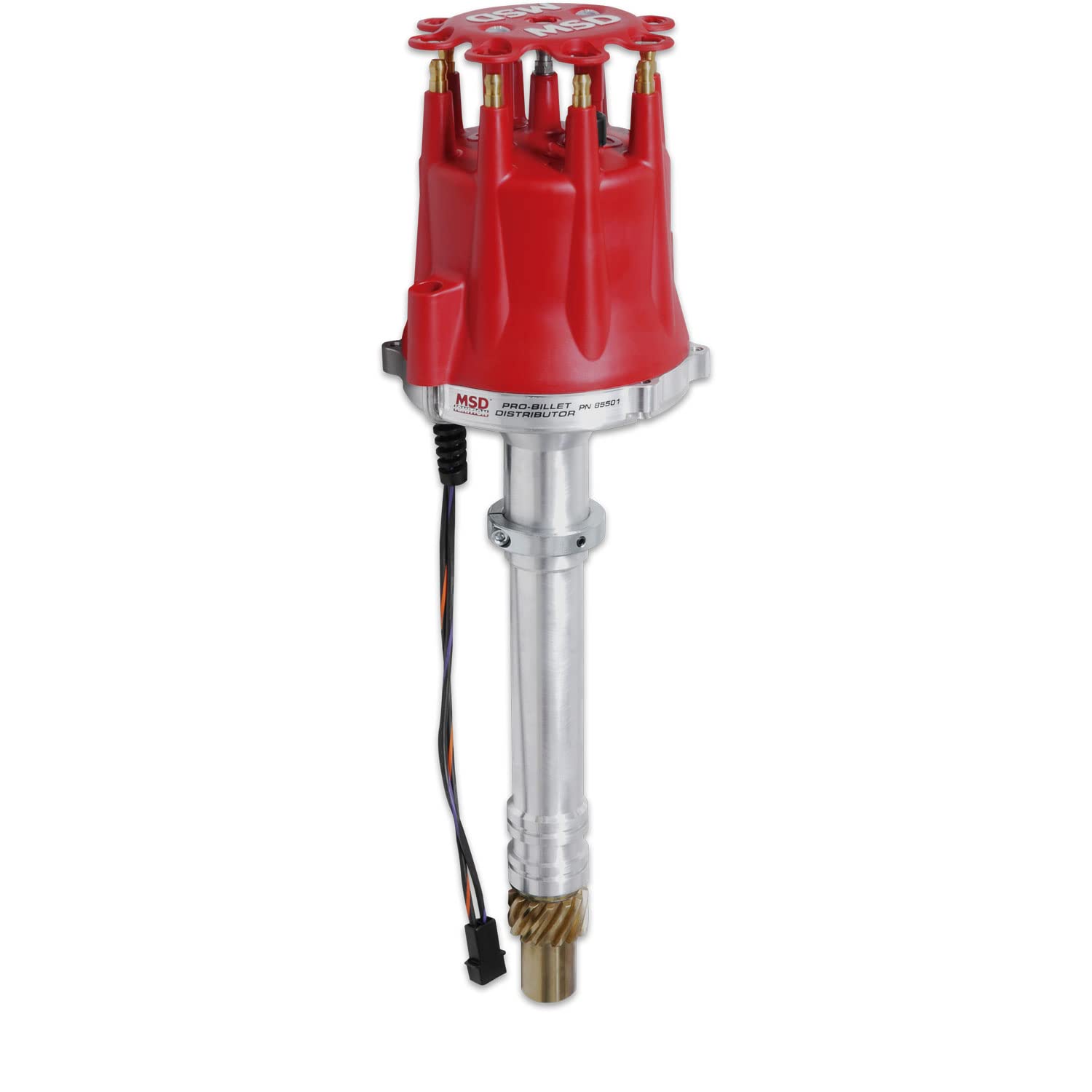 Msd 85501 Pro-Billet Distributor Locked Out Timing & Bronze Gear