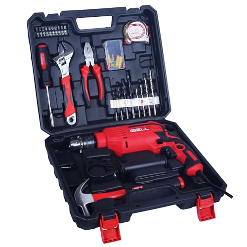 Ibell Professional Tool Kit With Impact Drill Td1385, 650W, Copper Armature, Chuck 13Mm, 49 Home Essential Tools/Accessories