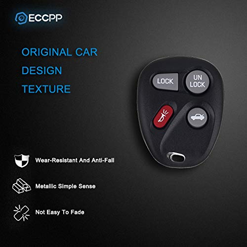 Eccpp Replacement Fit For Keyless Entry Remote Key Fob For Buick For Gmc For Pontiac For Saturn For Oldsmobile For Cadillac Escalade Series Abo1502T (Pack Of 2)