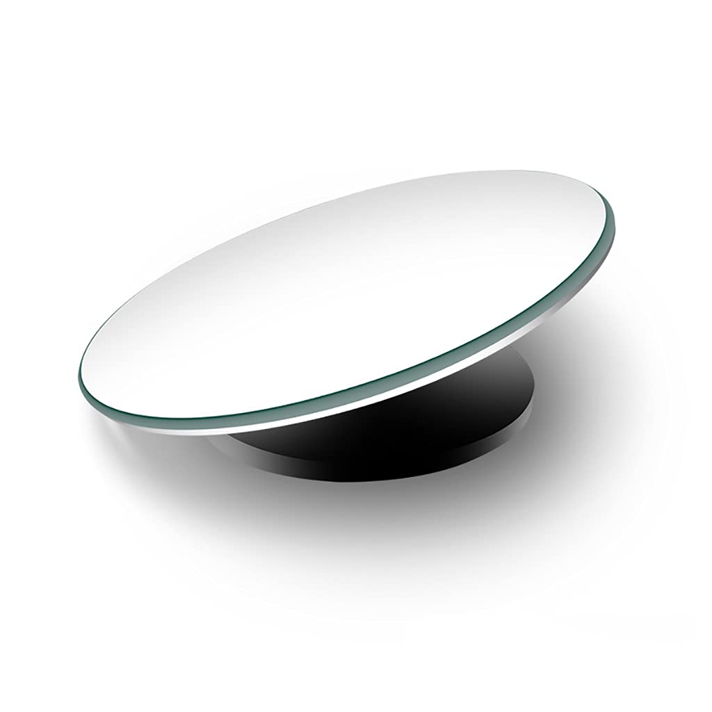 2Pcs Mini Small Blind Spot Mirror, Yusheng 1.57'(40Mm) Round Hd Glass Convex Rear View Mirror,Strong Adhesive Mirror For Car (1-9/16'(40Mm), Frameless)