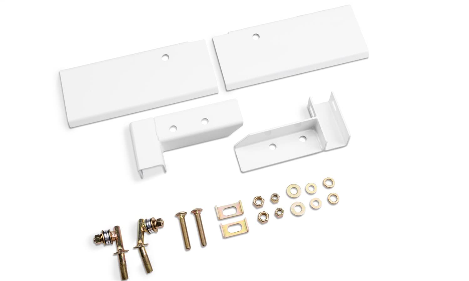 Realtruck Backrack Hardware Kit For Use W/Standard Bed, White, N | 30122W | Fits 2019-2024 Chevrolet/Gmc Silverado/Sierra 1500