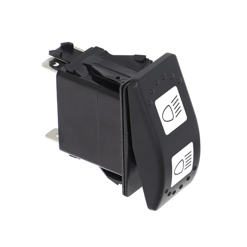 TGGKKPARTS High Low Beam Headlight Switch for Can-Am Commander Maverick MAX 1000, 20A 12V, Blue LED Light