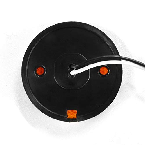 Dream Lighting 12V Dc 2.5Inch Round Led Side Marker Lights For Automotive Rv Trailer Truck Clearance Indicator Front/Rear Side -
