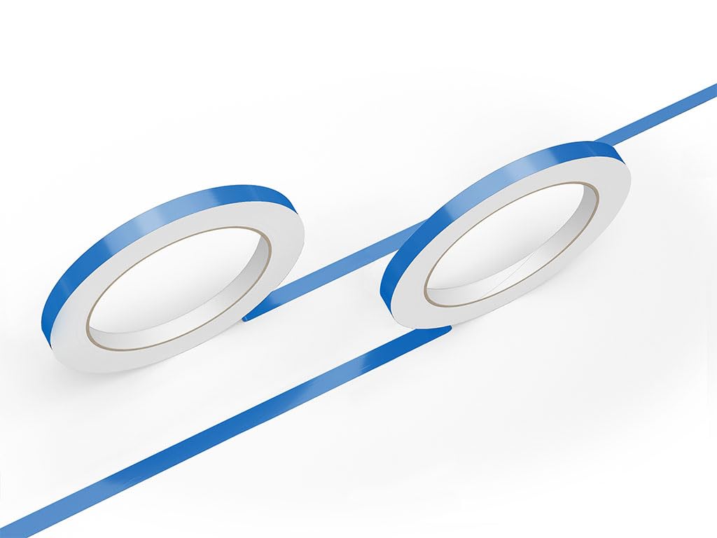 3M 50 Light Gray Gloss Vinyl Pinstriping Tape - Vinyl Striping Lines Stickers, Striping (3/4In X 150Ft Roll)