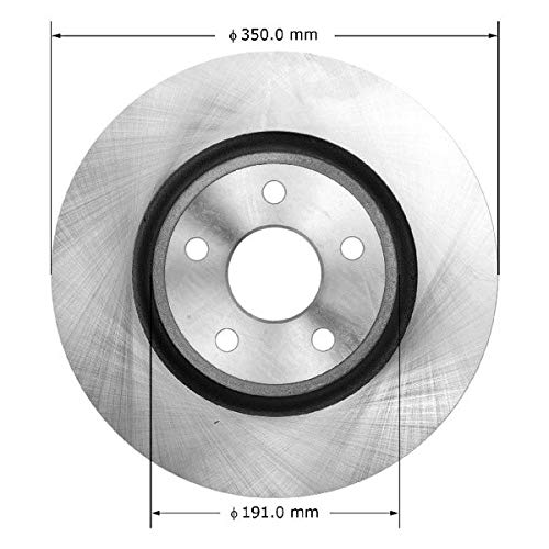 Bendix Premium Prt6100 Front Brake Rotor For Dodge Durango 2023-2011, Jeep Grand Cherokee 2021-2011, Grand Cherokee Wk 2022