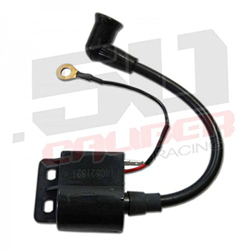 50 Caliber Racing Replacement Ignition Coil Assembly - Compatible With Ktm Part # 45139006000 - Fits 2002-2008 Ktm 50Cc Pit Bike