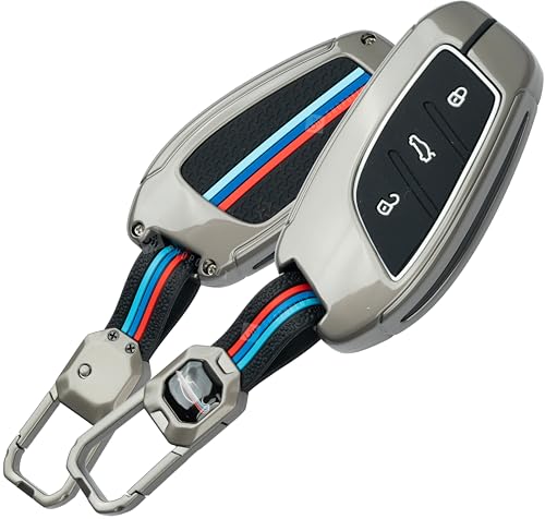 Shopoflux Metal Key Cover Compatible With Mg Zs Ev Electric | Astor 3 Button Smart Key
