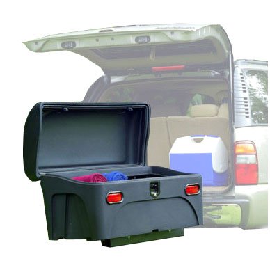 Stowaway Standard Cargo Carrier With Swingaway Frame For 2'' Hitch- Black