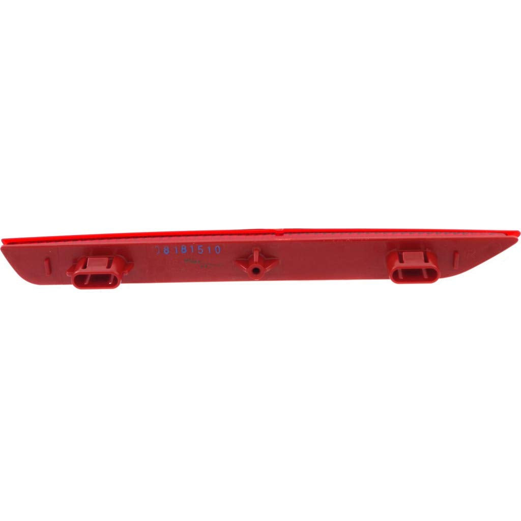 CarLights360 Rear Bumper Reflectors for 2011-2017 Honda Odyssey - CAPA Certified, Driver & Passenger Side, Replaces 33555-TK8-A01, 33505