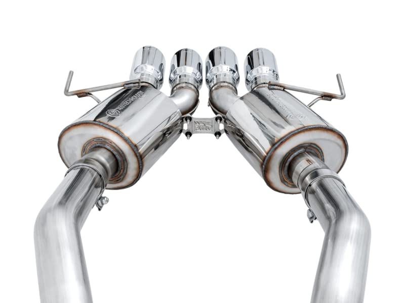 Awe Tuning 14-19 Chevy Corvette C7 Z06/Zr1 (W/O Afm) Touring Edition Axle-Back Exhaust W/Chrome Tips - 3015-42133