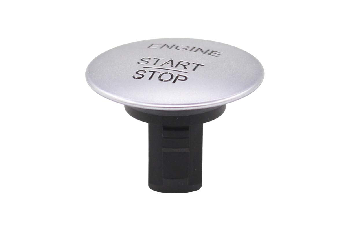 NewYall Silver Keyless Engine Start Stop Push Switch Button for Mercedes C300 CL550 600 CLA 250 CLS 550 E350 E400 E550 GL ML 350