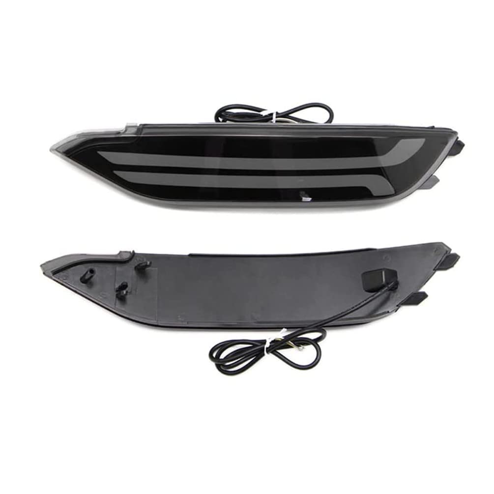 Ecahayaku Compatible With Hyundai Tucson 2015 2016 2017 Led Rear Bumper Reflectors Brake Tail Driving Light Fog Lamps Assembly W