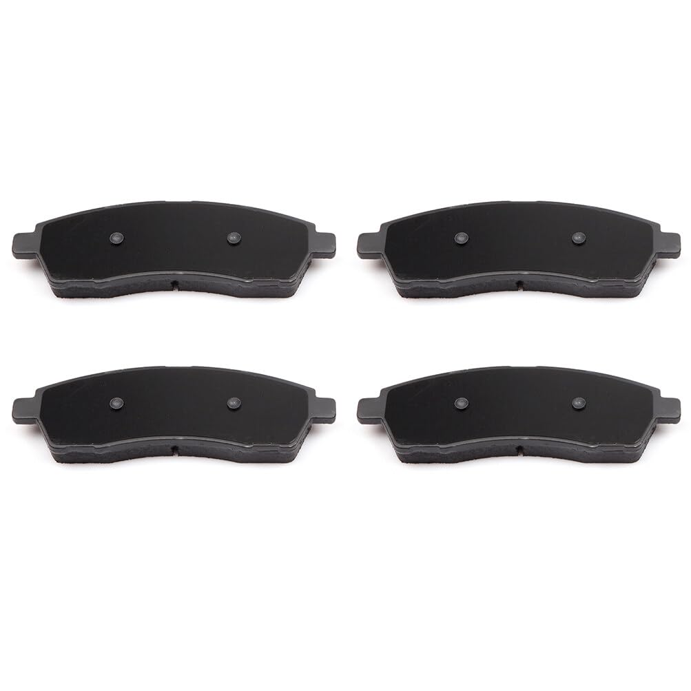 Cciyu D757 Rear Semi-Metallic Disc Brake Pads Kit For Ford For Excursion 2000-2005,For Ford For F-250 Super Duty 1999-2004,For F