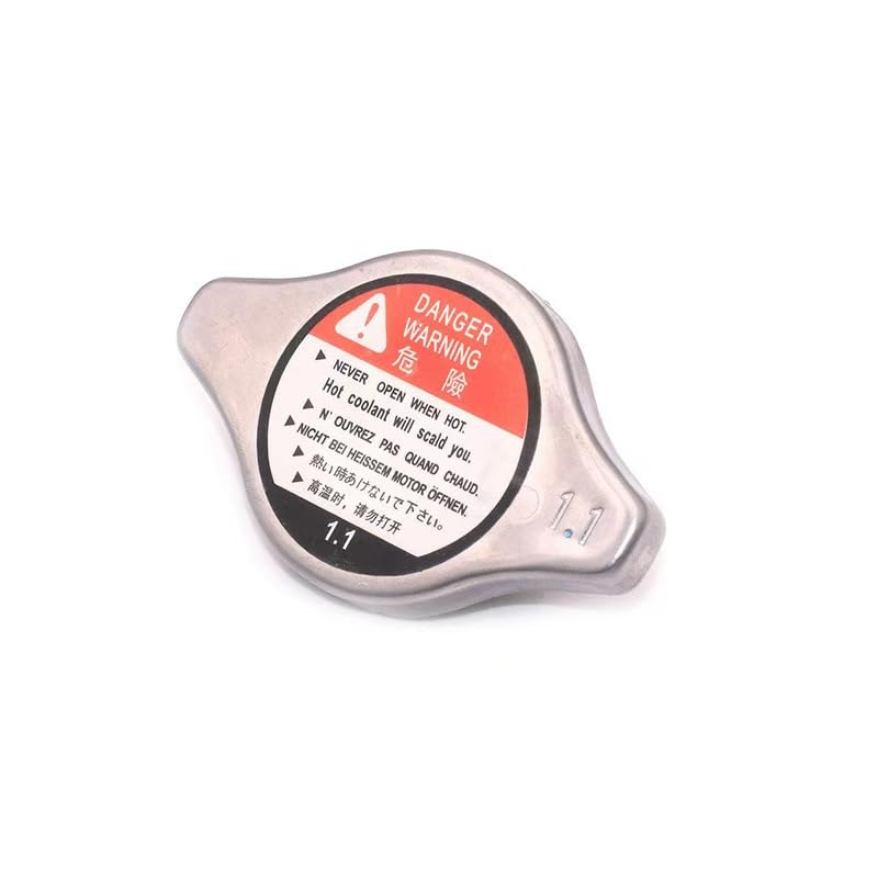 TIANMIMISM Honda Radiator Cap - Model 19045-PAA-A01, Compatible with 1994-2006 Accord, Civic, CRV, Odyssey, Pilot - Silver/Red