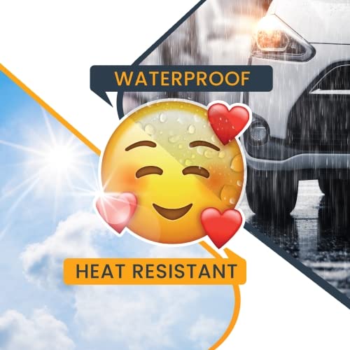 Magnet Me Up Smiley Emoticon Car Magnet Decal, 5" Vinyl, Cute Decorative Magnet for Cars, Trucks, SUVs, Made in USA