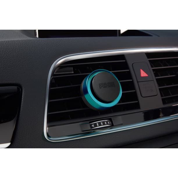 AXE Air Freshener Mini Vent Clip, Odor Eliminator, Air Purifier Provides A Long Lasting Scent (0.7 Fl Oz (Pack of 4), Apollo)