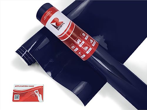 Avery Dennison Sw900 699-O Gloss Indigo Blue Supreme Wrapping Film Vinyl Vehicle Car Wrap Sheet Roll - (12'' X 60'' W/Applicatio