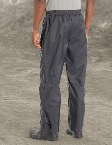 Arctix Men's Storm Rain Pant, Charcoal, 4X-Large/34 Inseam