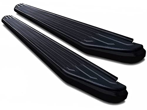 Black Horse Off Road Peerless Running Boards Black Compatible With 2005-2023 Toyota Tacoma-Pr-T585Bk