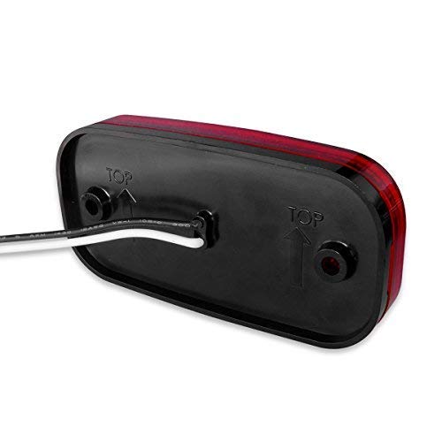 Dream Lighting Led Side Marker Light Automotive Front Rear Clearance Light Indicator Red Lighting For Rv Camper Trailer 3.9 Inch