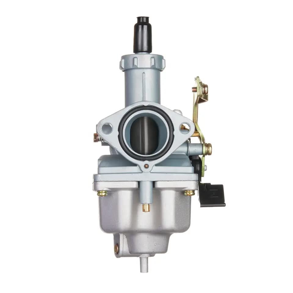 Generic PZ27 Carburetor for Honda XR100 XR100R CRF100F 4-Stroke, 38MM CNC Intake Manifold, Red Throttle Control Handle
