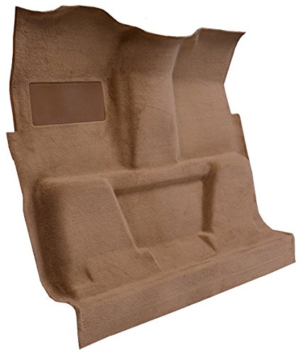 Auto Custom Carpets Replacement Floor Liner - Molded Cutpile for 1975-1980 Chevrolet C10, Black, Nylon, 2WD Automatic