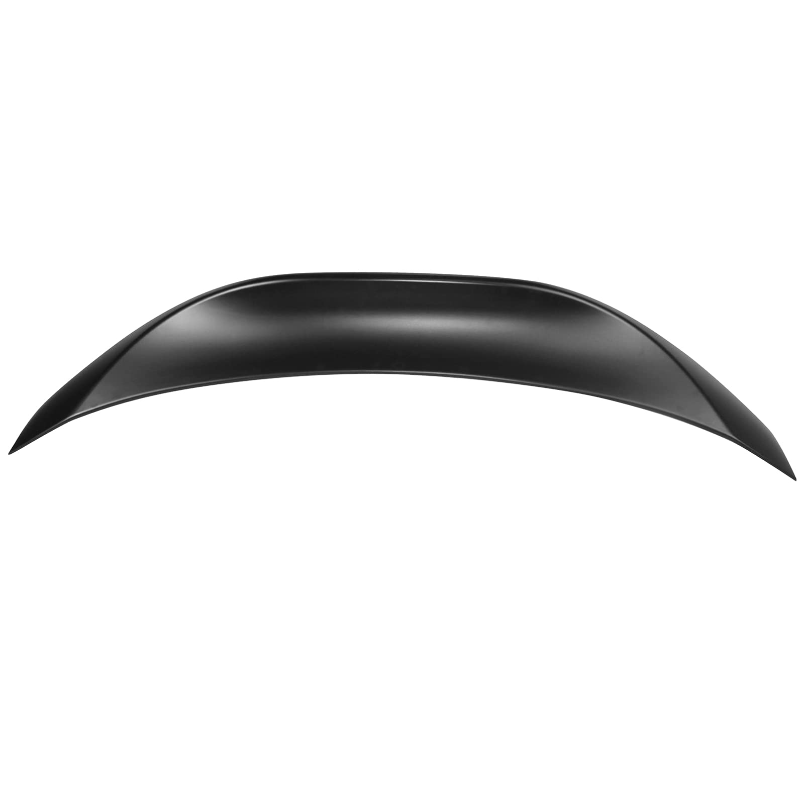 Ikon Motorsports, Trunk Spoiler Compatible With 2013-2016 Scion Fr-S & 2013-2020 Subaru Brz & 2017-2020 Toyota 86, Unpainted Black Abs Plastic L Style Rear Spoiler Wing